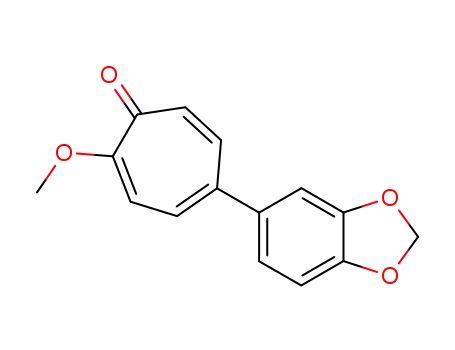 2-methoxy-5-(3',4'-methylenedioxyphenyl)cyclohepta-2,4,6-trien-1-one
