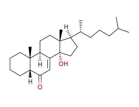 14α-hydroxy-5β-cholest-7-en-6-one