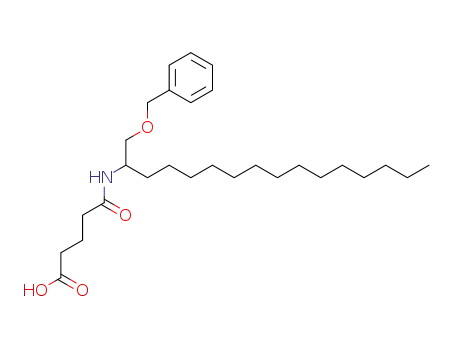 Pentanoic acid, 5-oxo-5-[[1-[(phenylmethoxy)methyl]pentadecyl]amino]-
