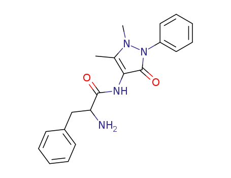 Molecular Structure of 62989-74-6 (4-phenylalanylaminoantipyrine)