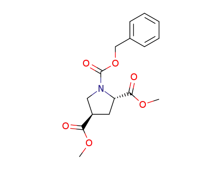 2,4-Dimethyl 1-(phenylmethyl) (2S,4R)-1,2,4-pyrrolidinetricarboxylate