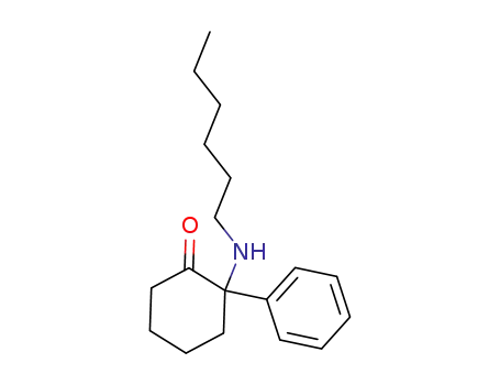 2-(hexylamino)-2-phenylcyclohexanone