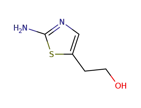Molecular Structure of 105773-93-1 (2-(2-aMinothiazol-5-yl)ethanol)