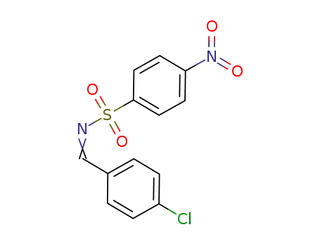 Benzenesulfonamide, N-[(4-chlorophenyl)methylene]-4-nitro-