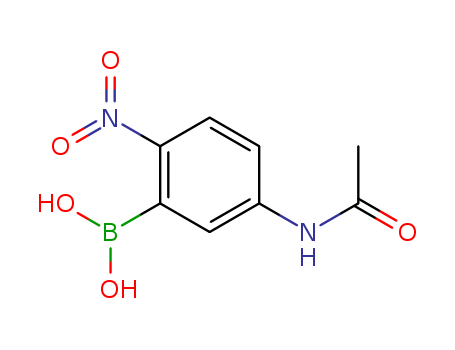 Boronic acid,[5-(acetylamino)-2-nitrophenyl]- (9CI)