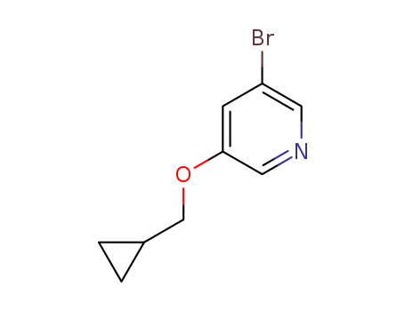 Molecular Structure of 1383133-14-9 (3-BroMo-5-cyclopropylMethoxypyridine)