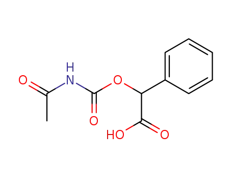 Molecular Structure of 860752-29-0 (acetylcarbamoyloxy-phenyl-acetic acid)