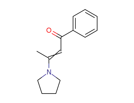 2-Buten-1-one, 1-phenyl-3-(1-pyrrolidinyl)-