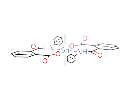 Molecular Structure of 155069-22-0 (dimethyltin(IV) diphthalanilate)