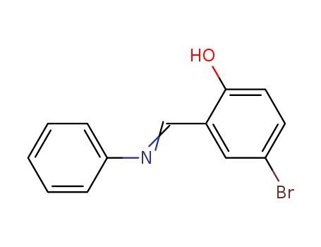 Phenol,4-bromo-2-[(phenylimino)methyl]- cas  15597-75-8