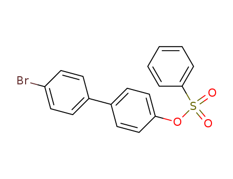 [1,1'-Biphenyl]-4-ol,4'-bromo-, 4-benzenesulfonate cas  58743-85-4