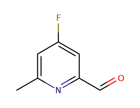 2-Pyridinecarboxaldehyde,4-fluoro-6-methyl-(9CI)
