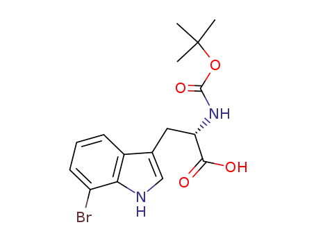 Molecular Structure of 612484-55-6 (BOC-7-BROMO-L-TRYPTOPHAN)