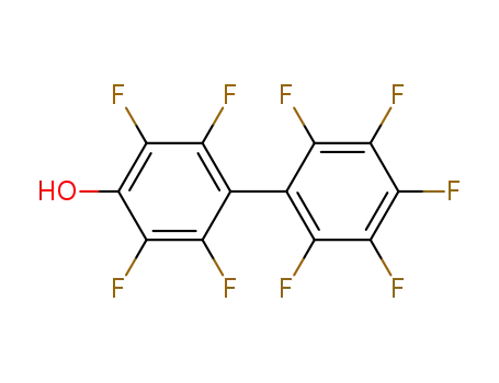 Molecular Structure of 2894-87-3 (2,3,5,6-TETRAFLUORO-4-(PENTAFLUOROPHENYL)PHENOL)