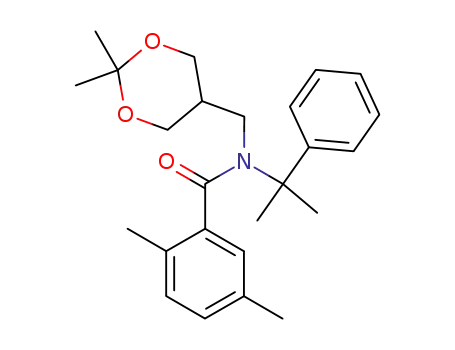 N-(2,2-Dimethyl-[1,3]dioxan-5-ylmethyl)-2,5-dimethyl-N-(1-methyl-1-phenyl-ethyl)-benzamide