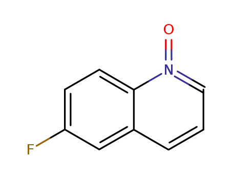 Molecular Structure of 2338-74-1 (Quinoline, 6-fluoro-, 1-oxide)