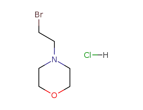 Molecular Structure of 89583-06-2 (Morpholine, 4-(2-broMoethyl)-, hydrochloride)