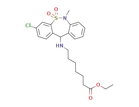 Molecular Structure of 66981-77-9 (Tianeptine Ethyl Ester)