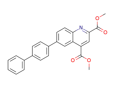 dimethyl 6-(biphenyl-4-yl)quinoline-2,4-dicarboxylate