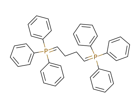 Molecular Structure of 62486-05-9 (Phosphorane, 1,4-butanediylidenebis[triphenyl-)