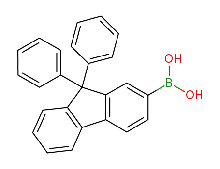 Molecular Structure of 400607-31-0 (9,9-diphenyl-9H-fluoreN-2-ylboronicacid)