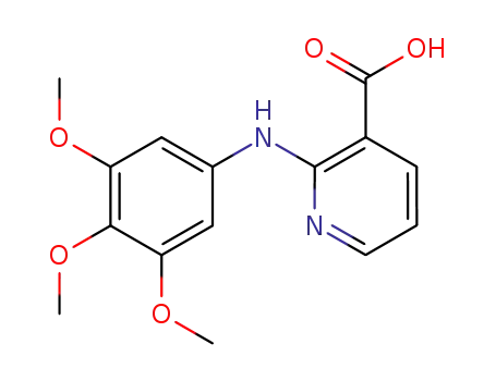 Molecular Structure of 115891-03-7 (2-(3,4,5-Trimethoxy-phenylamino)-nicotinic acid)