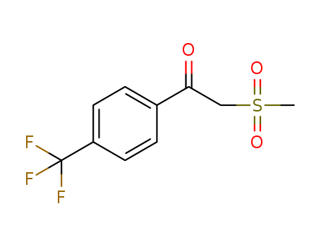 Ethanone,2-(methylsulfonyl)-1-[4-(trifluoromethyl)phenyl]- 386715-52-2
