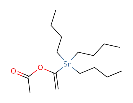 Molecular Structure of 116064-28-9 (Ethenol, 1-(tributylstannyl)-, acetate)