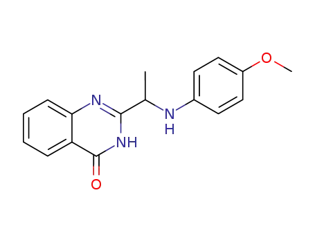 4(1H)-Quinazolinone, 2-[1-[(4-methoxyphenyl)amino]ethyl]-