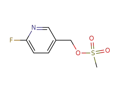(6-fluoropyridin-3-yl)methyl methanesulphonate