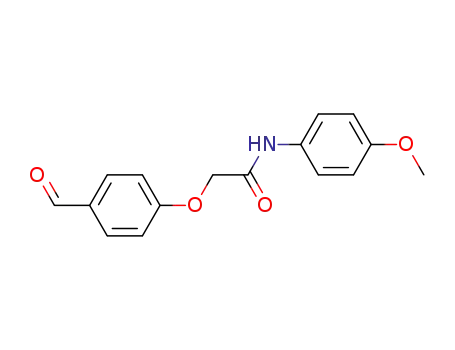 p-formylphenyl p-methoxyphenylcarbamoylmethyl ether