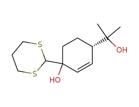 (4S)-1-(1,3-dithianyl)-4-(2-(2-hydroxypropanyl))-2-cyclohexen-1-ol