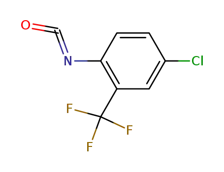 Molecular Structure of 16588-69-5 (4-CHLORO-2-(TRIFLUOROMETHYL)PHENYL ISOCYANATE)