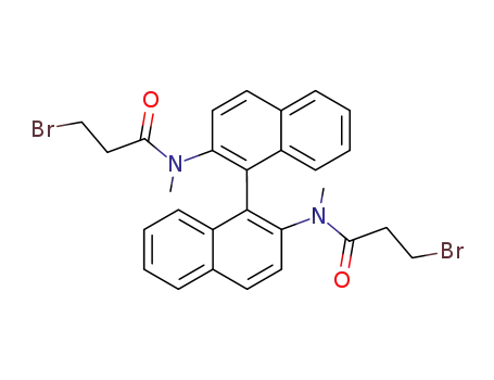 2,2'-bis<N-(3-bromoethylcarbonyl)-N-methylamino>-1,1'-binaphthyl