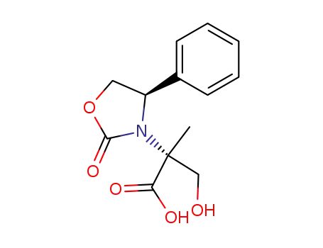 (R)-3-Hydroxy-2-methyl-2-((R)-2-oxo-4-phenyl-oxazolidin-3-yl)-propionic acid