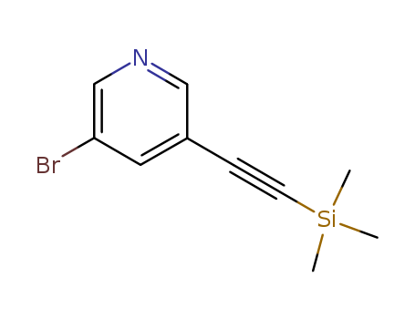 3-Bromo-5-((2-trimethylsilyl)ethynyl)pyridine cas  639011-64-6