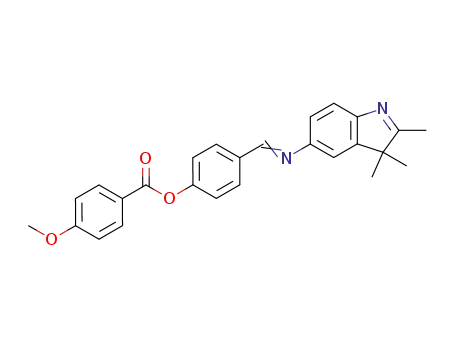 Molecular Structure of 97315-57-6 (5-(4'-methoxybenzyloxy)benzylidenamine-2,3,3-trimethylindolenine)