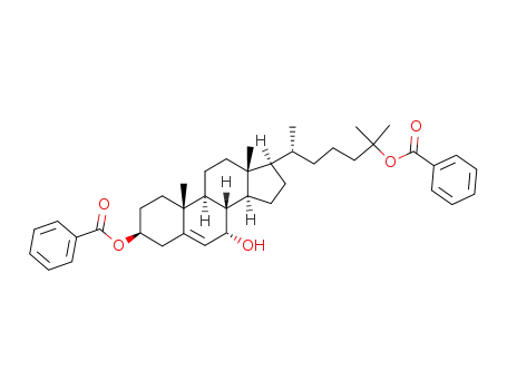 Molecular Structure of 306288-44-8 (cholest-5-ene-3β,7α,25-triol 3β,25-dibenzoate)