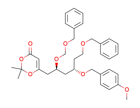 6-[(2S,4S)-6-Benzyloxy-2-benzyloxymethoxy-4-(4-methoxy-benzyloxy)-hexyl]-2,2-dimethyl-[1,3]dioxin-4-one