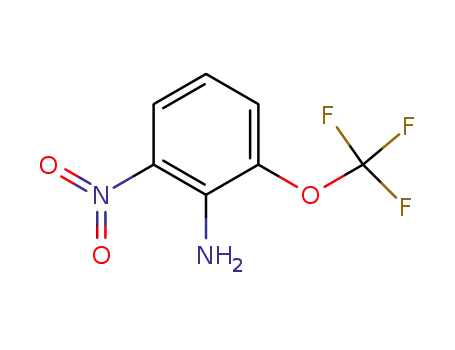 Molecular Structure of 235101-48-1 (2-Nitro-6-(trifluoroMethoxy)benzenaMine)