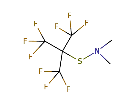 N,N-Dimethyl-S-(2,2,2-trifluoro-1,1-bis-trifluoromethyl-ethyl)-thiohydroxylamine