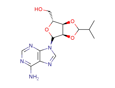 Molecular Structure of 116183-86-9 (Adenosine, 2',3'-O-(2-methylpropylidene)-, (R)-)