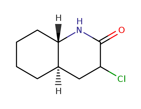 Molecular Structure of 87624-03-1 (2(1H)-Quinolinone, 3-chlorooctahydro-)
