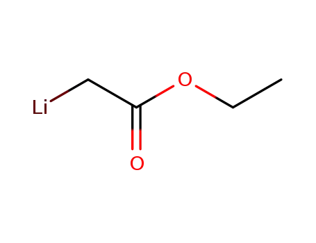 Molecular Structure of 56267-15-3 (Acetic acid ethyl ester, ion(1-), lithium)