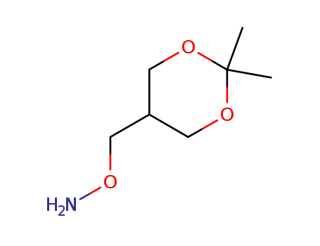 Molecular Structure of 114778-39-1 (<(2,2-dimethyl-1,3-dioxan-5-yl)methoxy>amine)