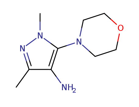 Best price/ 1,3-Dimethyl-5-morpholino-1H-pyrazol-4-amine, 97%  CAS NO.568577-87-7