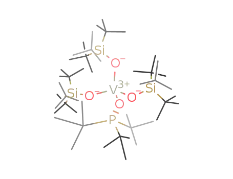 Molecular Structure of 353300-68-2 (((C<sub>4</sub>H<sub>9</sub>)3SiO)3VOP(C<sub>4</sub>H<sub>9</sub>)3)