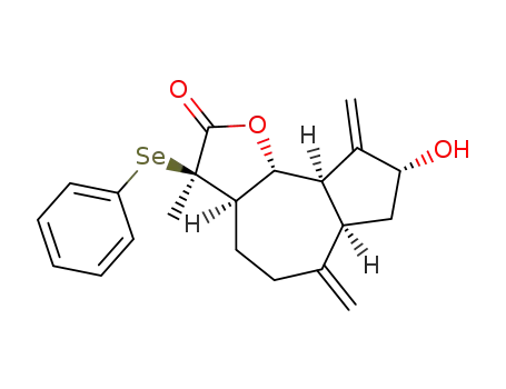 (11S)-3α-hydroxy-11β-(phenylseleno)guaia-4(15),10(14)-dieno-12,6α-lactone