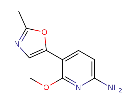 6-methoxy-5-(2-methyl-oxazol-5-yl)-pyridin-2-ylamine
