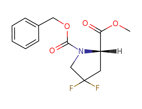 Molecular Structure of 72180-26-8 (（s）-1-benzyl-2-methyl-4，4-difluoropyrrolidine-1，2-dicarb)